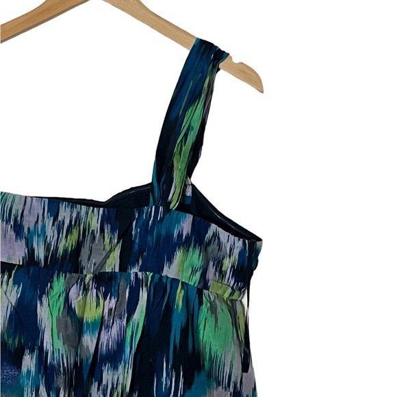 Loft Ann Taylor | NWT Silk blend one shoulder multi print sun dress size… - Picture 10 of 13